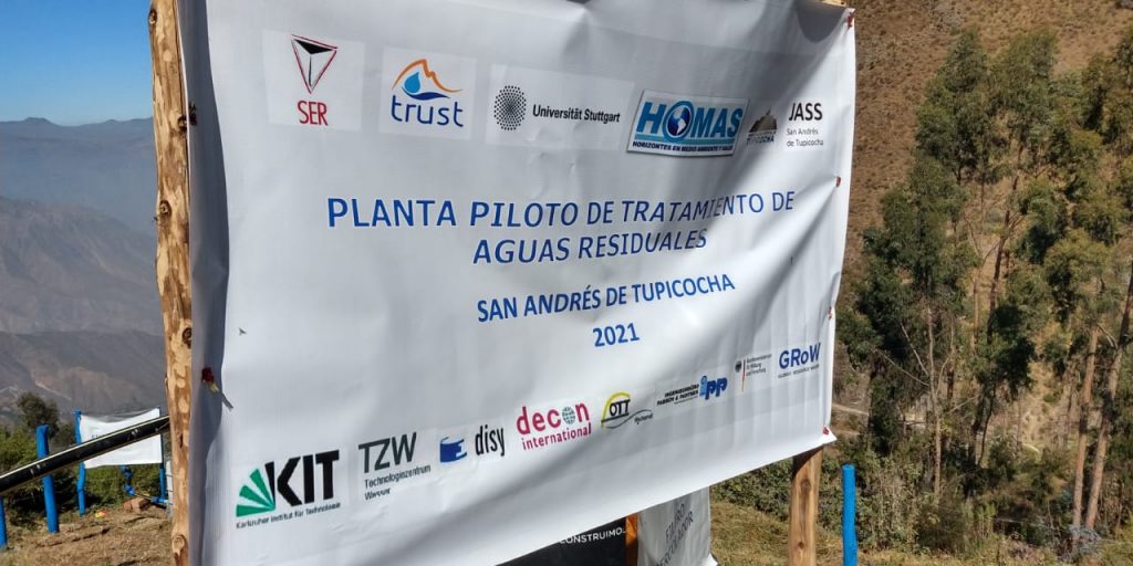 Planta piloto de tratamiento de aguas residuales Tupicocha